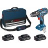 TALADRO ATOR.PER.GSB18-2-LI 18V 3B 1,5AH