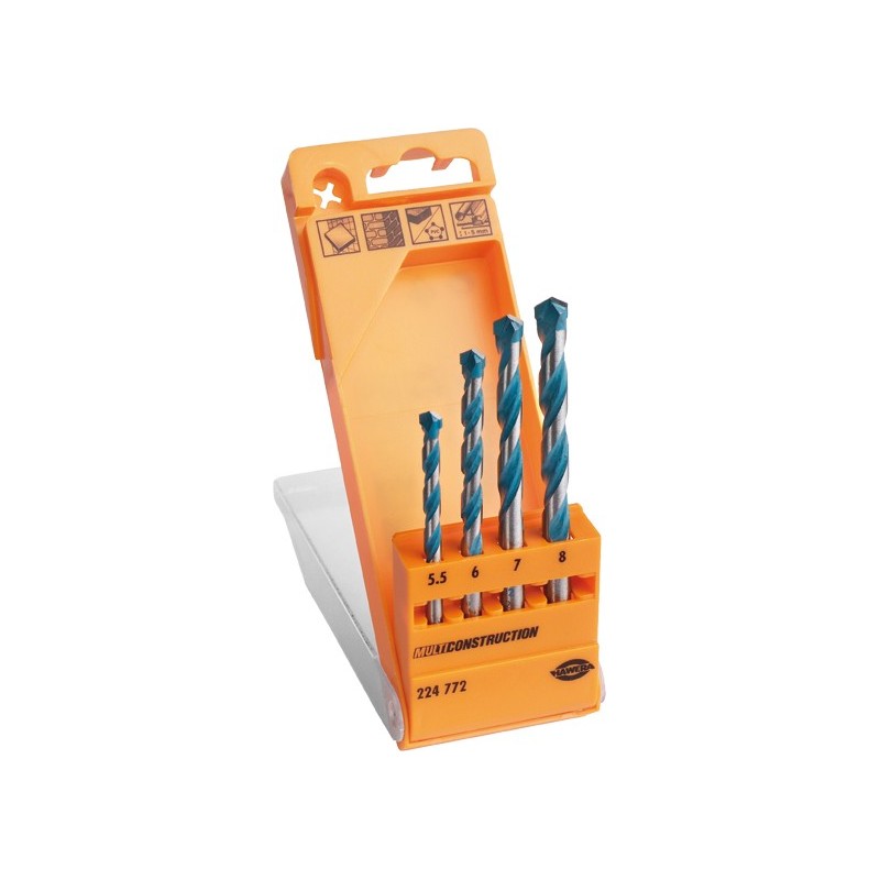 SET BROCAS WIDIA MULTIC.4-5-6-8MM