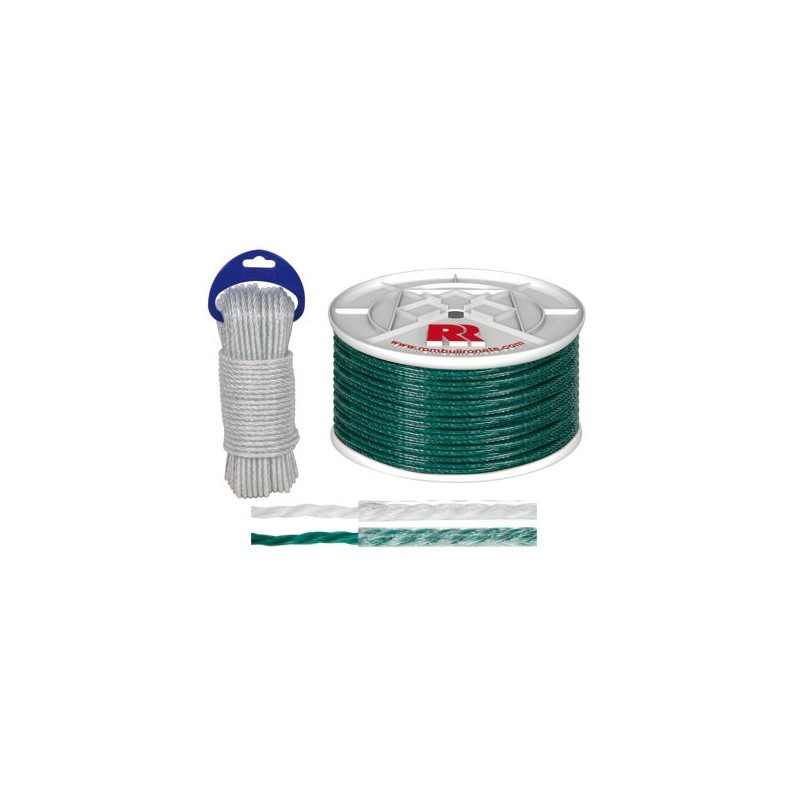 BOBINA CUERDA PLAST.FORRA.05MM/015MT BLA
