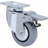 RUEDA 1/0386 S.BH A¸ 80 FRENO GOMA GRIS