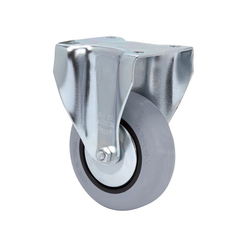 RUEDA 2/2460 S.BH A¸ 100 GOMA GRIS