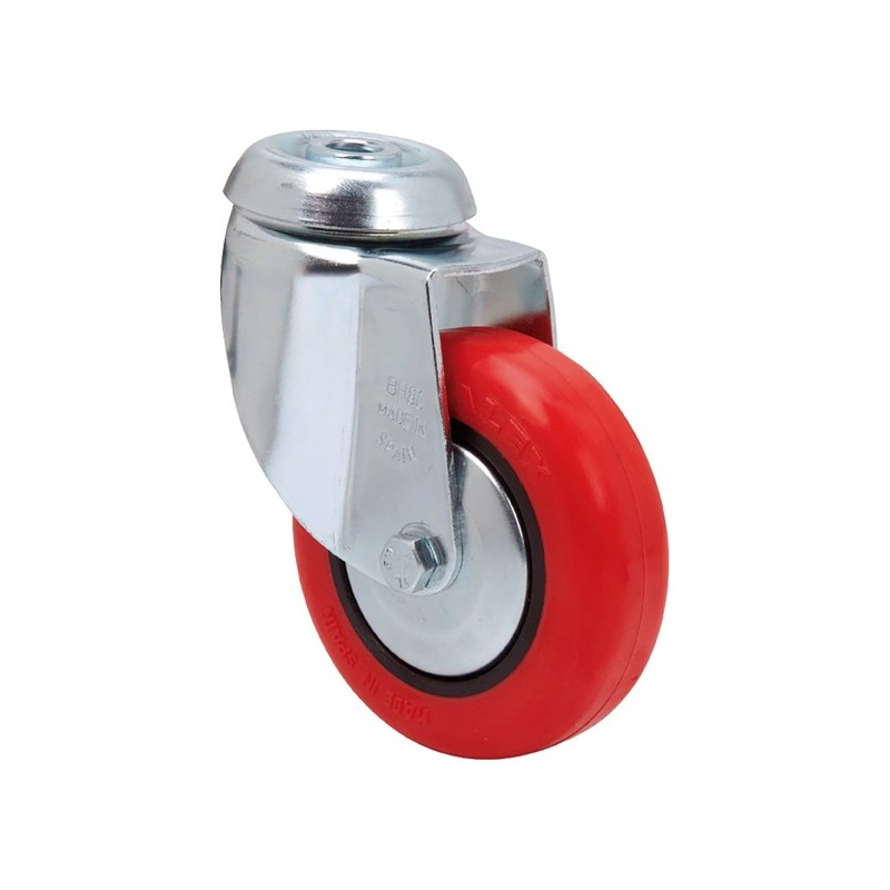 RUEDA 2/2525C S.BH A¸ 60 PPI POLIURETANO