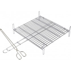 PARRILLA A.INOX 400X450X155...