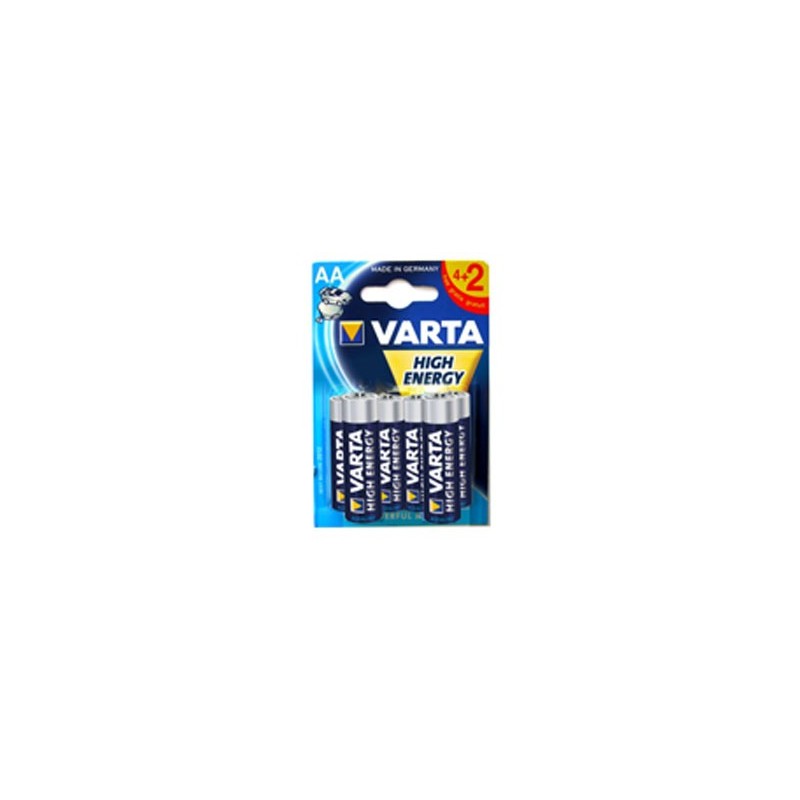 PILA ALC.4906-LR-06 AA BLIST(4+2) VARTA