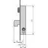 CERRADURA EMBUTIR 1990V-20/6 AI