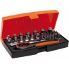 JGO.LLAVES VASO Y PUNTA SL25-1/4 25 PZAS