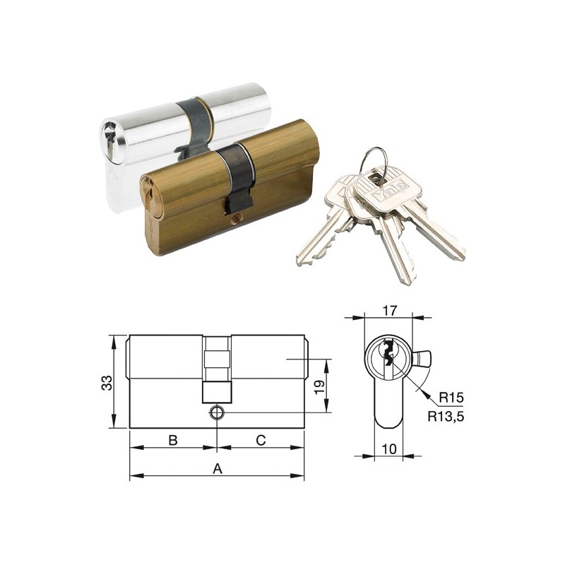 CILINDRO YL5 Y53040HNLC 30X40