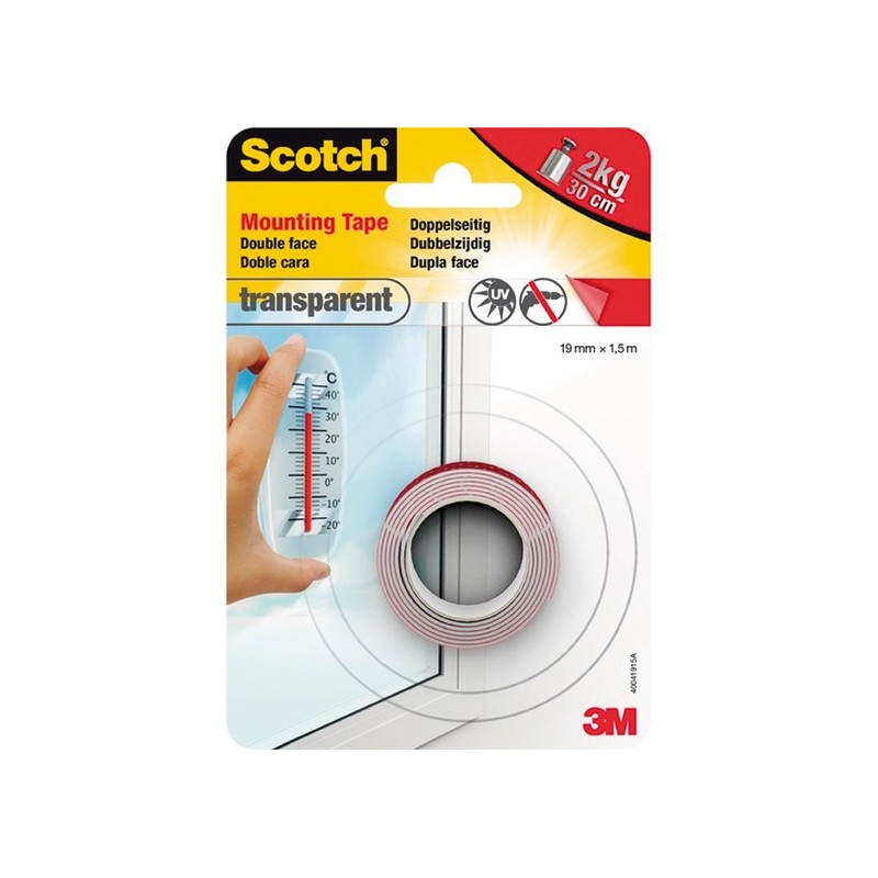 CINTA D.CARA SCOTCH 40041915A 1,5MX19MM
