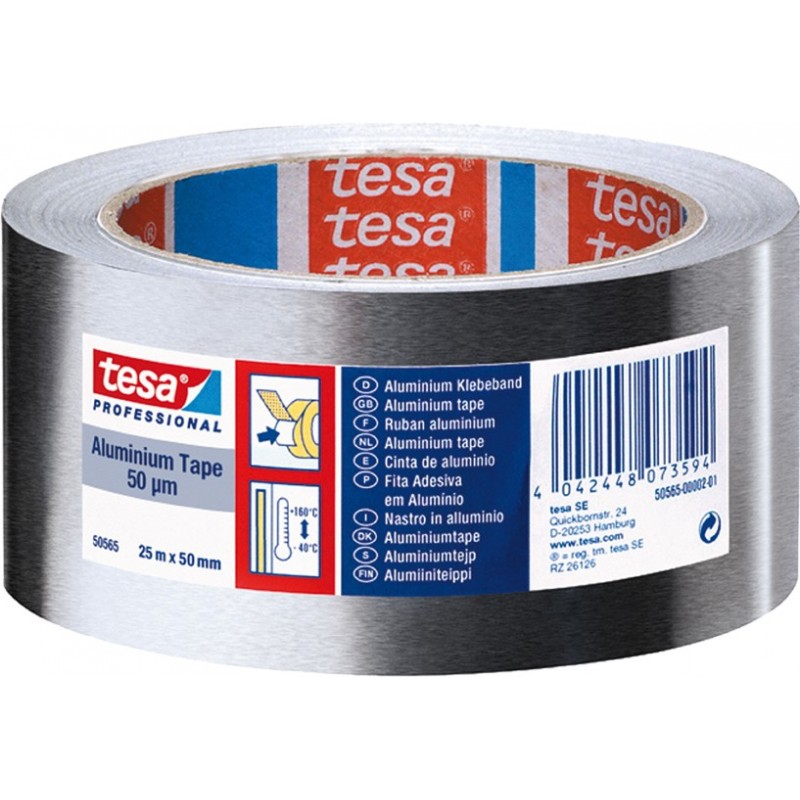 CINTA ADHESIVA 50565-25X50 ALUMINIO C/PR