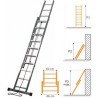 ESCALERA 2TR.EXT-C/C3340 2X14 4,08M-6,55